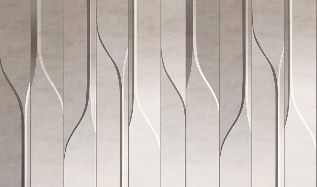 Linee ondulate sottili — design completo