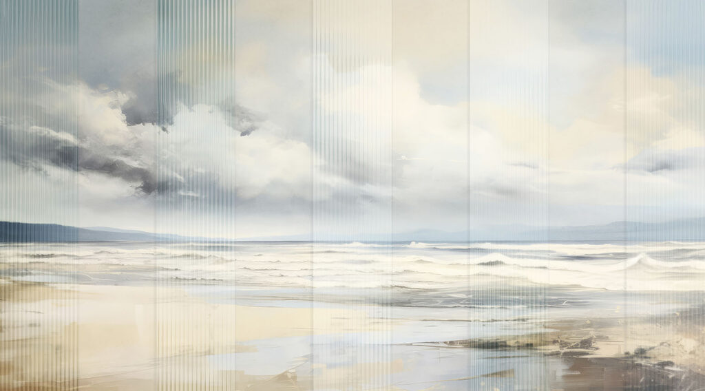 Mare tra linee sottili — design completo