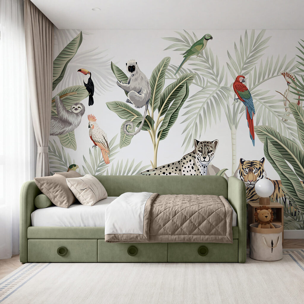 Animali tra le foglie — ambiente 2
