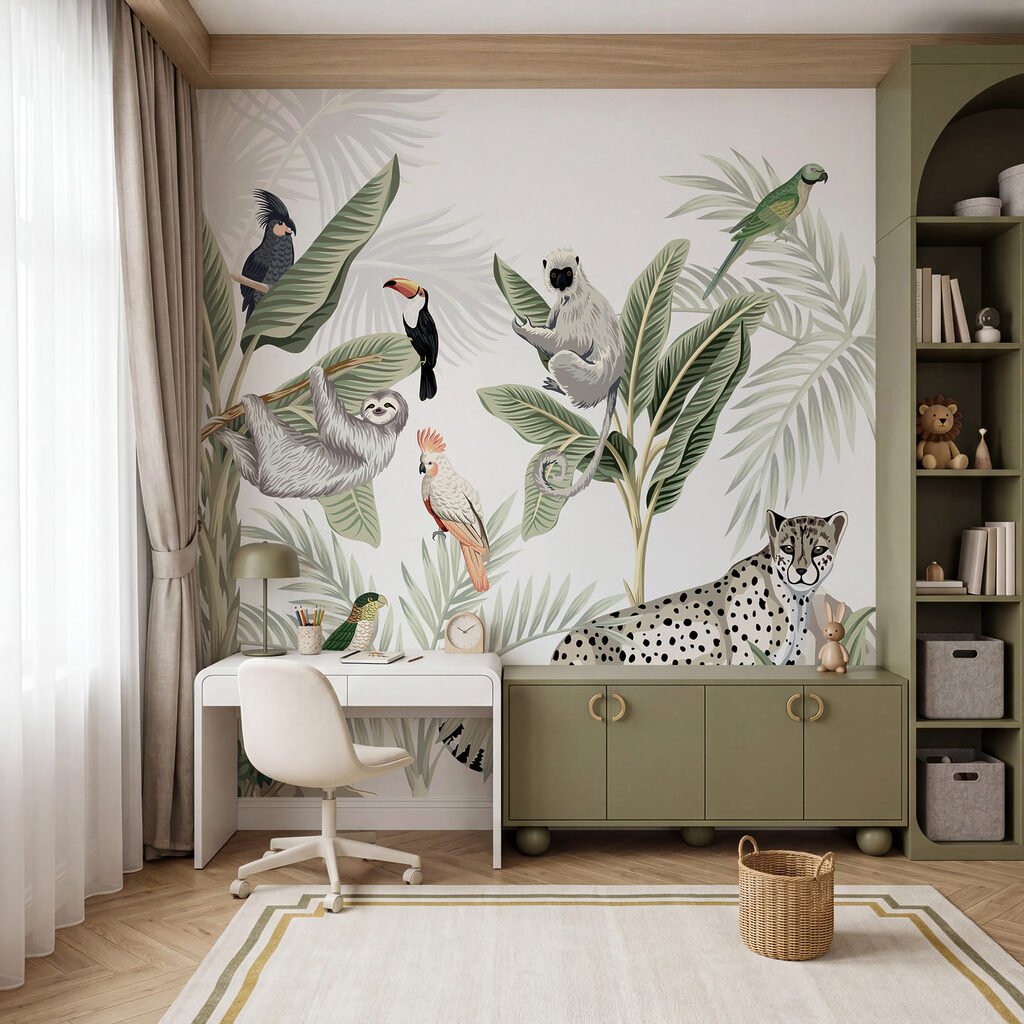 Animali tra le foglie — ambiente 3