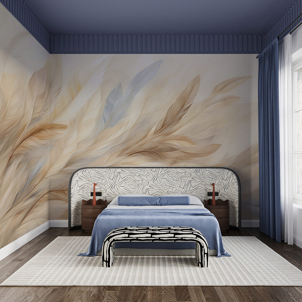 Piume in diagonale — ambiente 2
