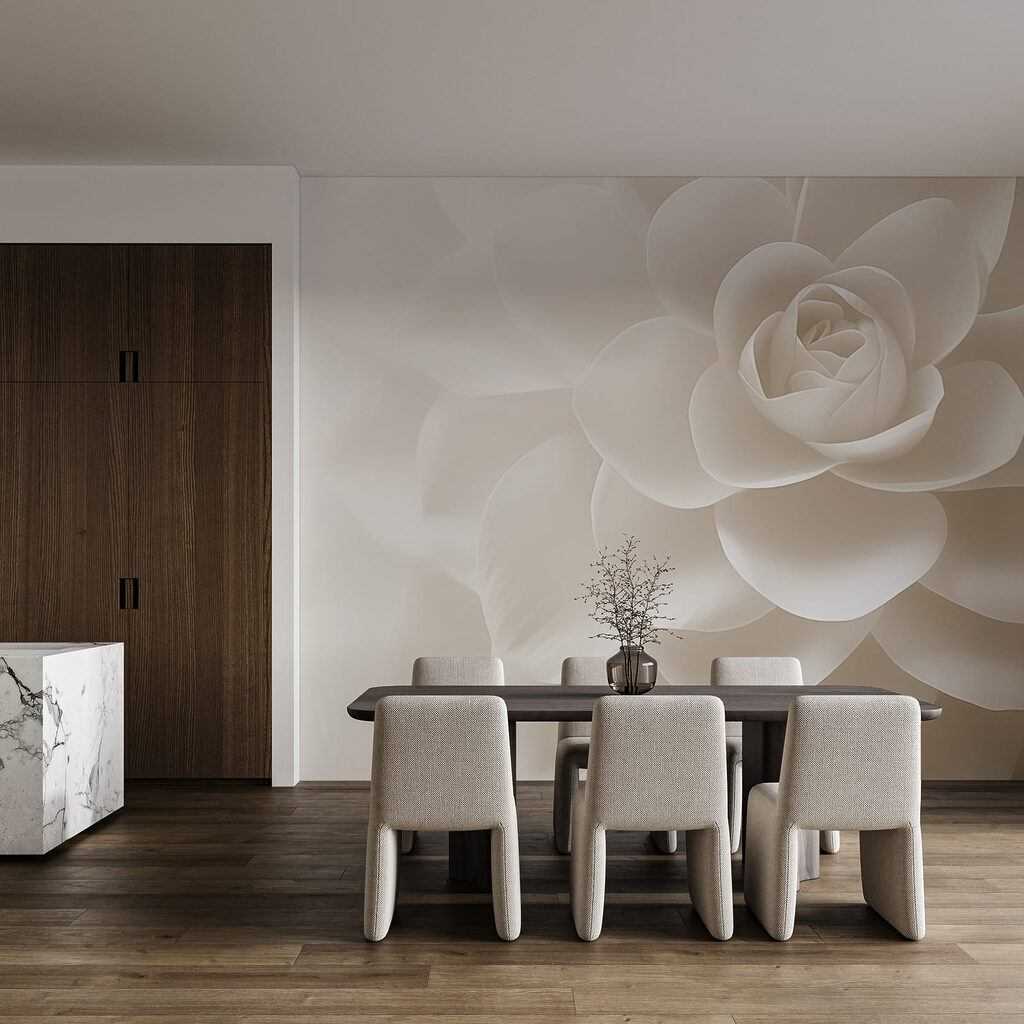 Rosa dai petali larghi — ambiente 1