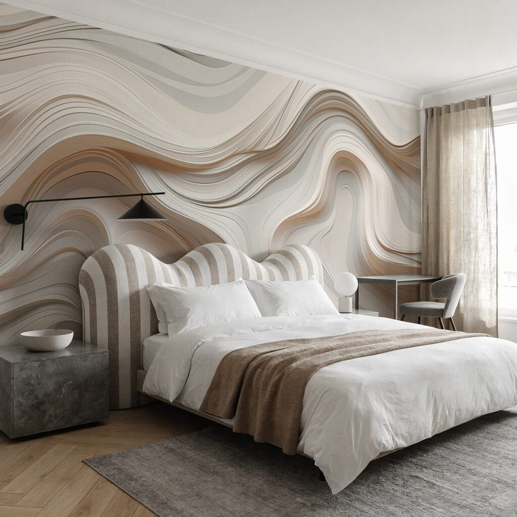 Onde bianche con ombre — ambiente 2