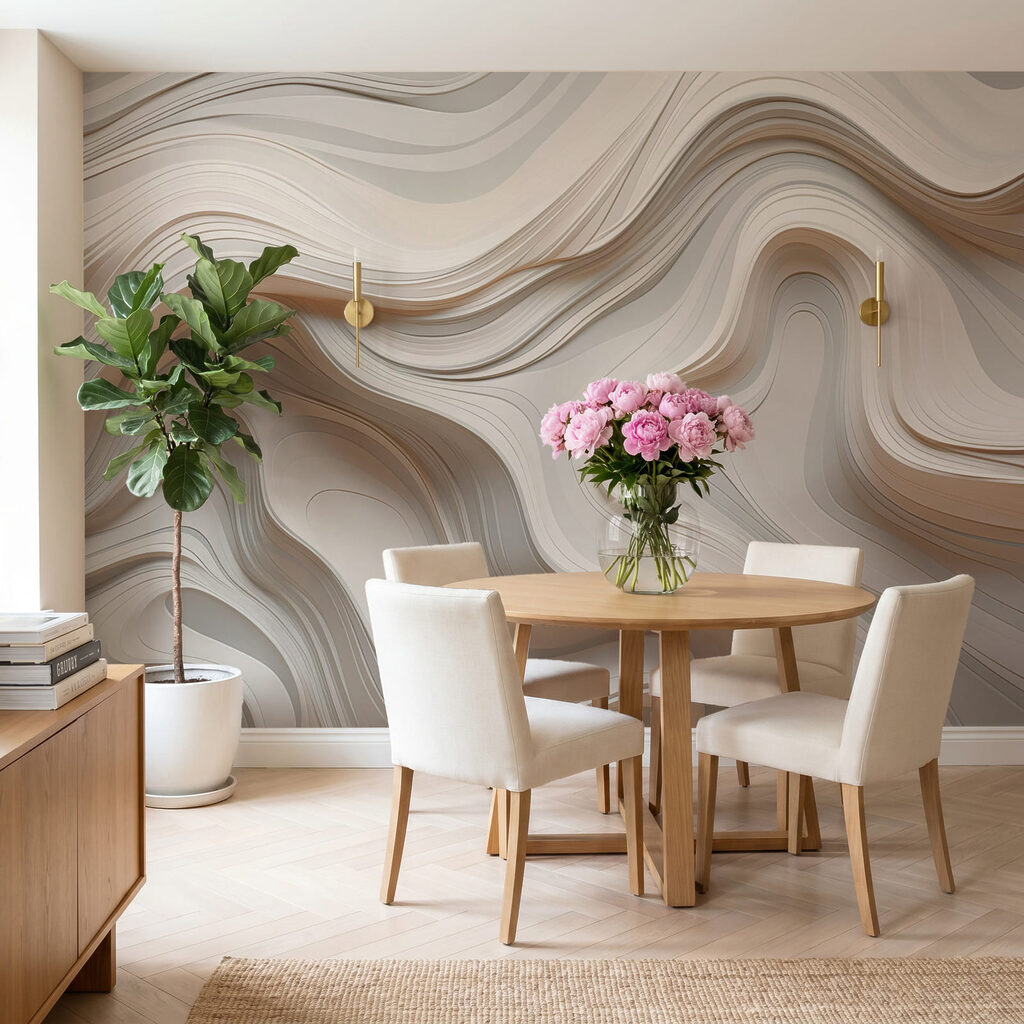 Onde bianche con ombre — ambiente 3