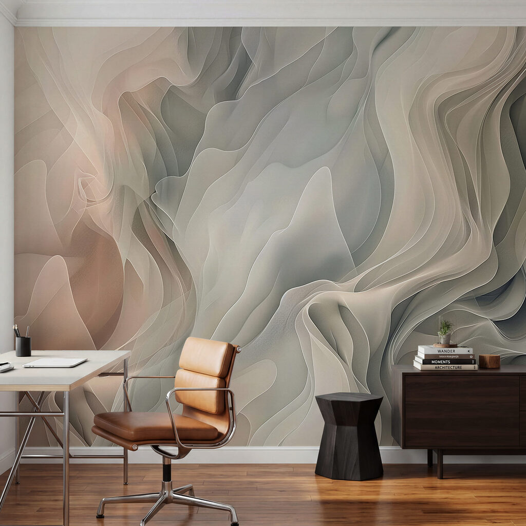 Pieghe color pesca — ambiente 3