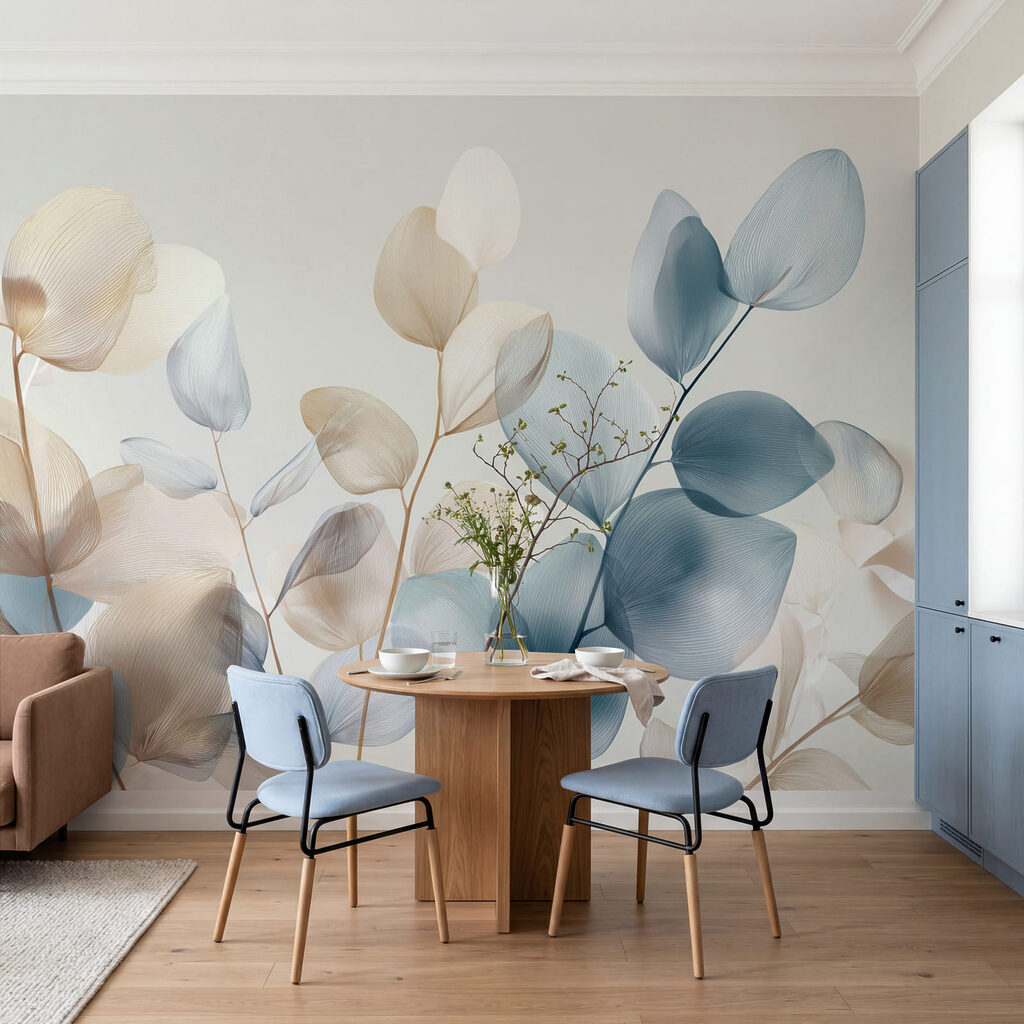 Rami blu e crema — ambiente 3