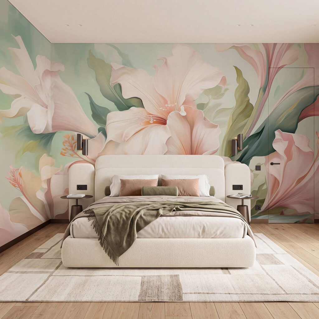 Fiori rosa e verde — ambiente 2