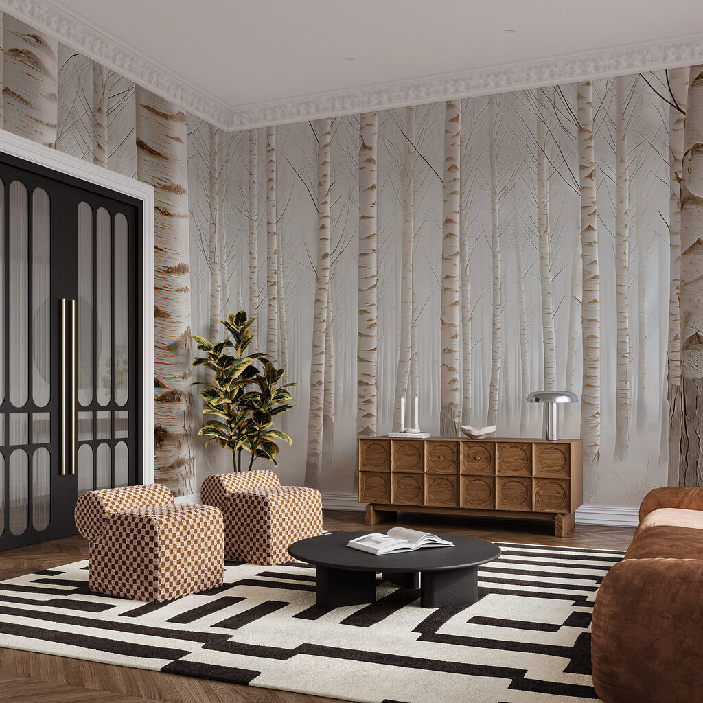 Betulle nella nebbia — ambiente 2