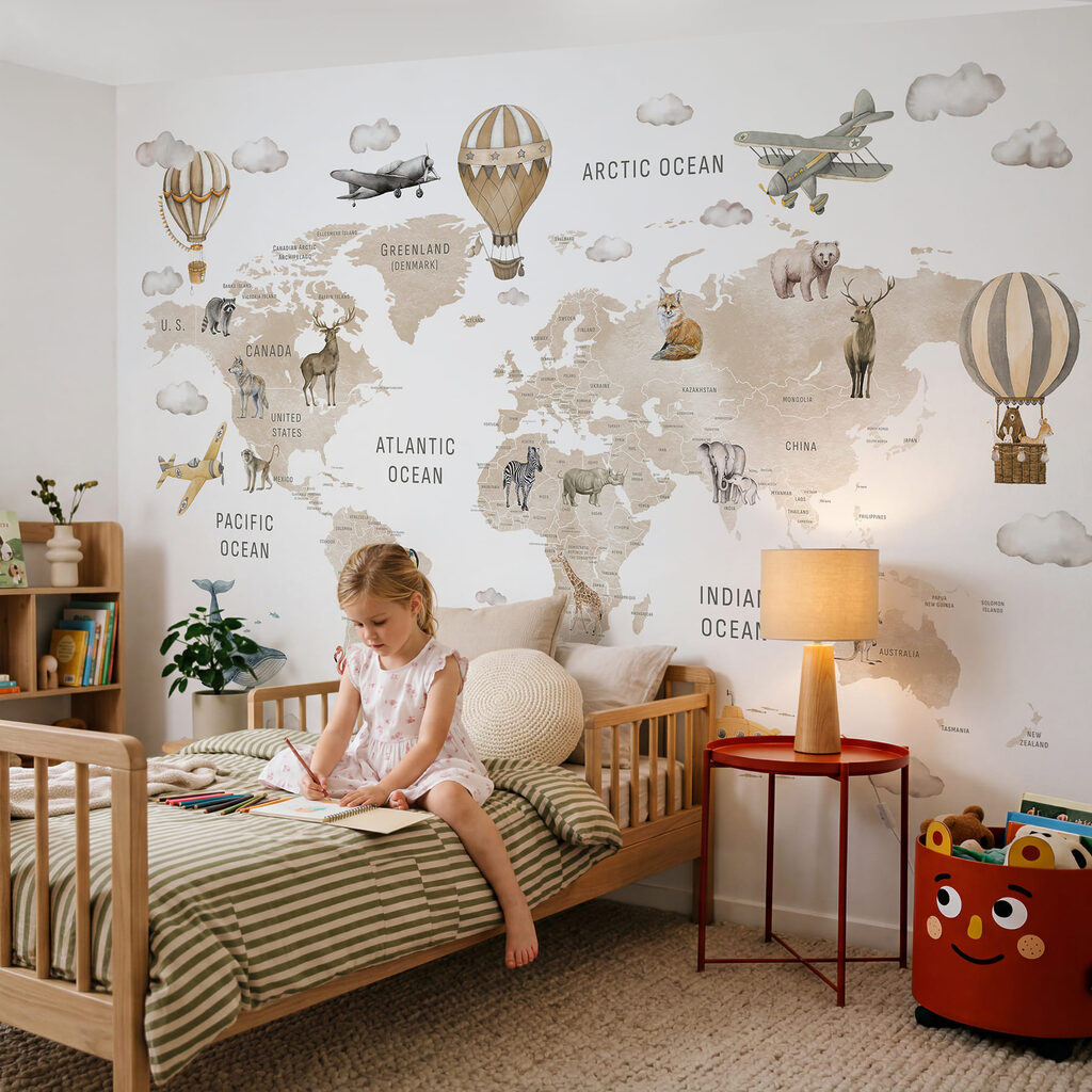 Mappa con mongolfiere — ambiente 2