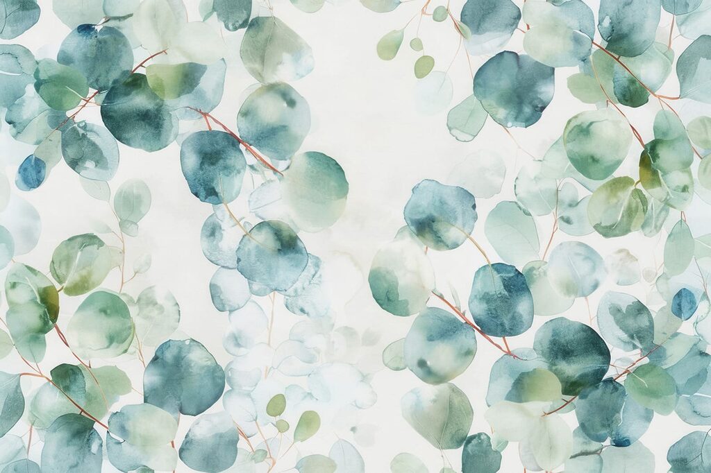 Gruppi di foglie tonde — design completo