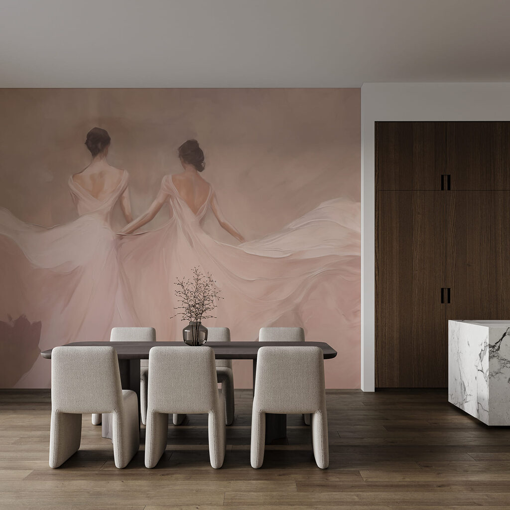 Tre ballerine in rosa — ambiente 3