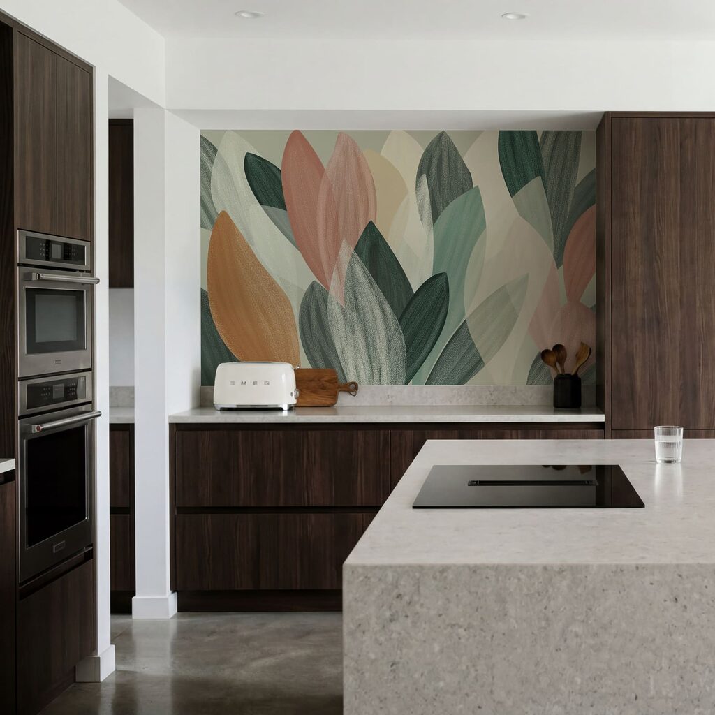 Foglie in toni smorzati — ambiente 3