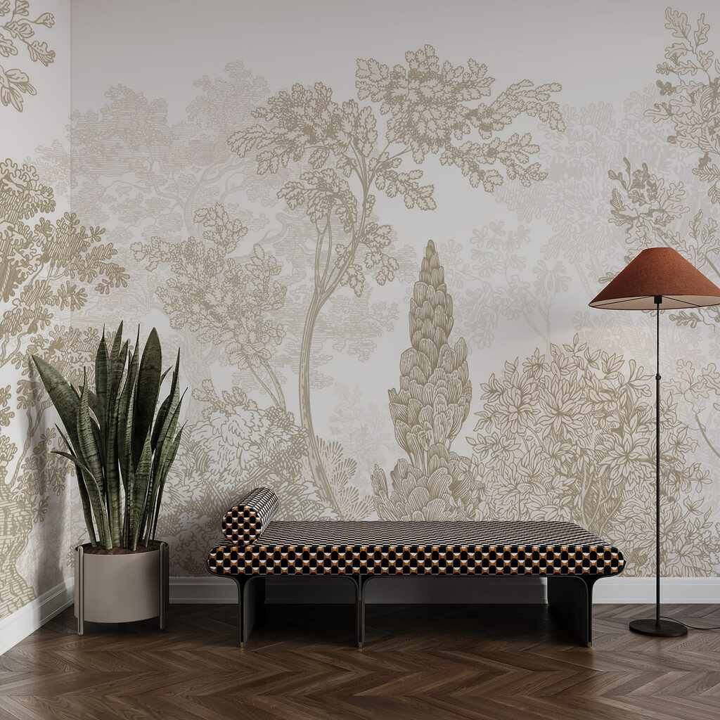 Giardino a linee sottili — ambiente 1