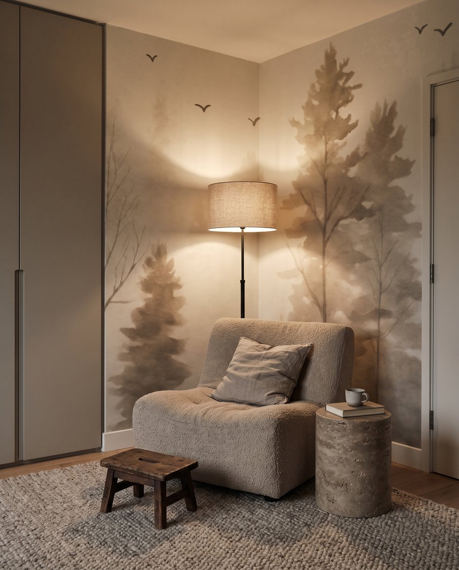 Uccelli nella foschia — ambiente 4