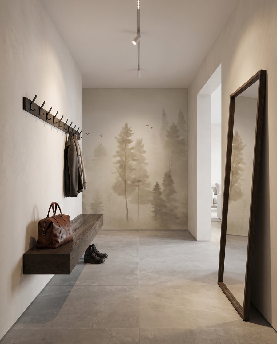 Uccelli nella foschia — ambiente 5