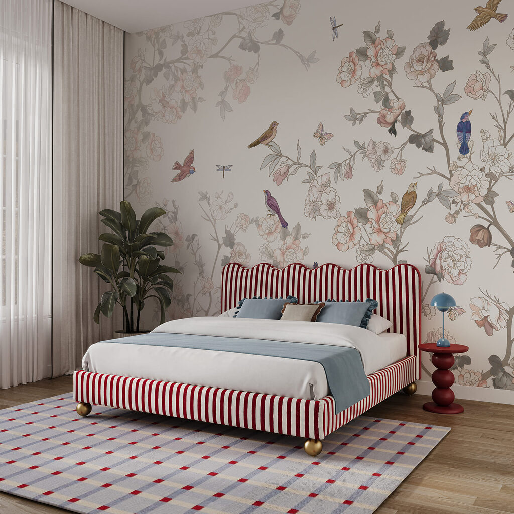Linee sottili di fiori in un ambiente