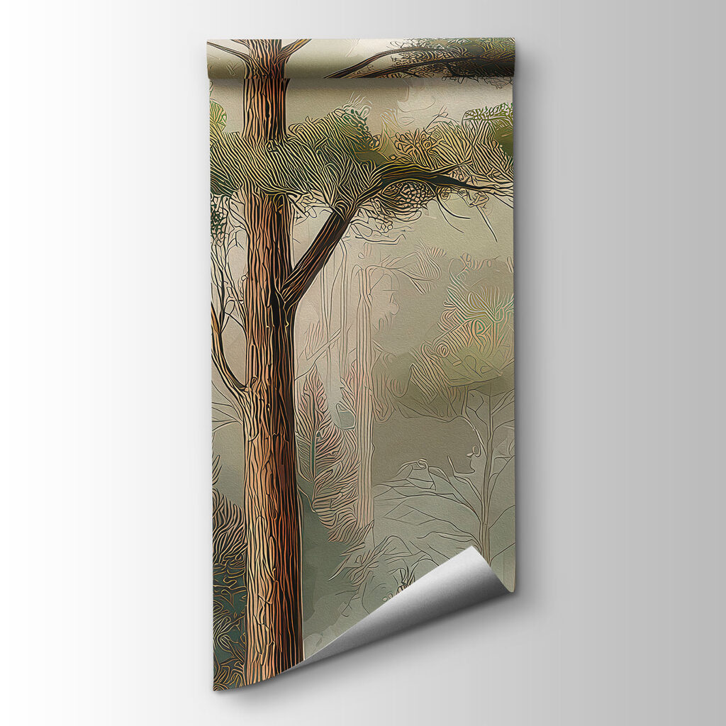 Alberi alti al mattino — vista del prodotto