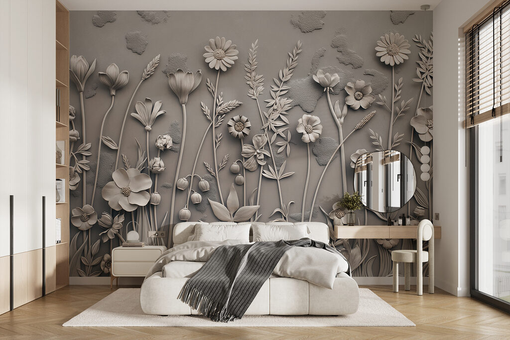 Fiori in rilievo — ambiente 1