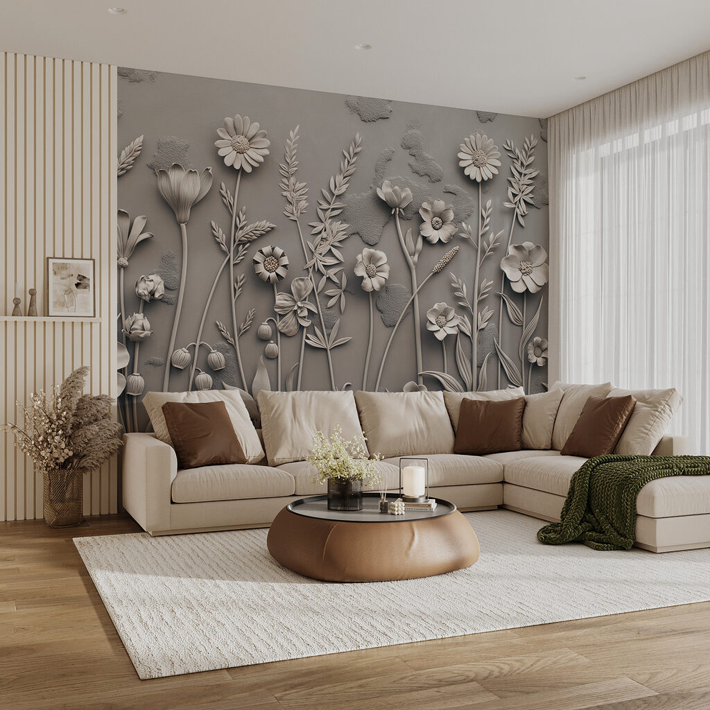 Fiori in rilievo — ambiente 3