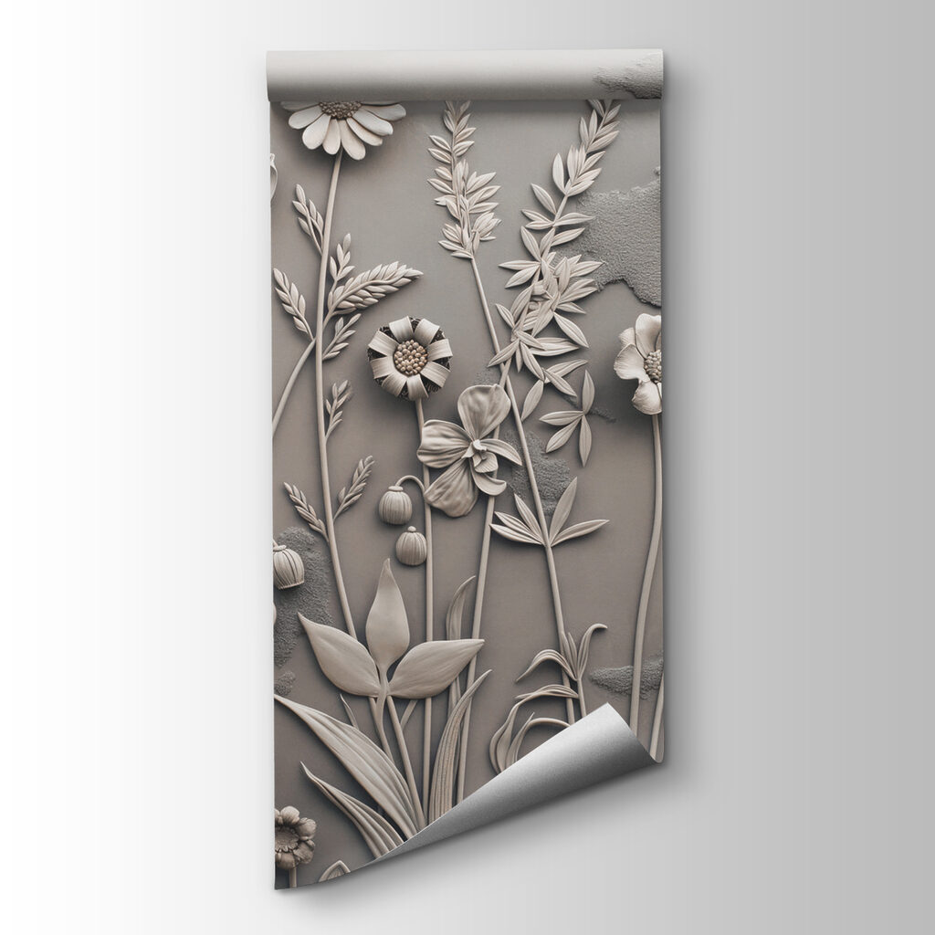 Fiori in rilievo — vista del prodotto
