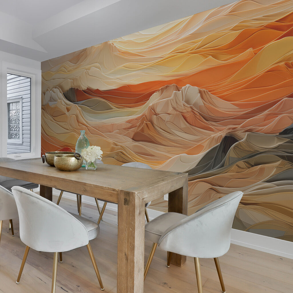 Strati di roccia arancio — ambiente 1