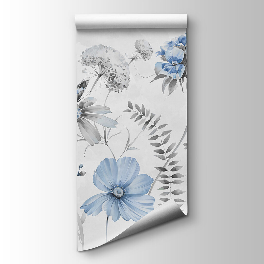 Fiori rosa con farfalla — vista del prodotto