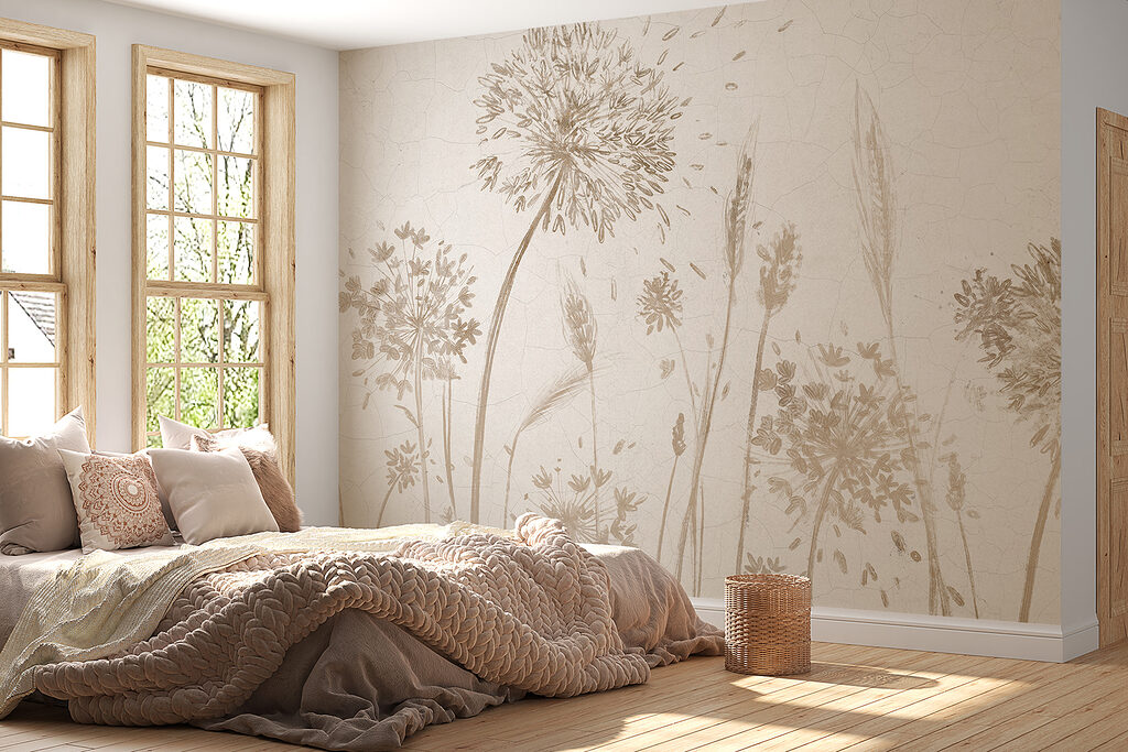 Fiori secchi in beige — ambiente 2