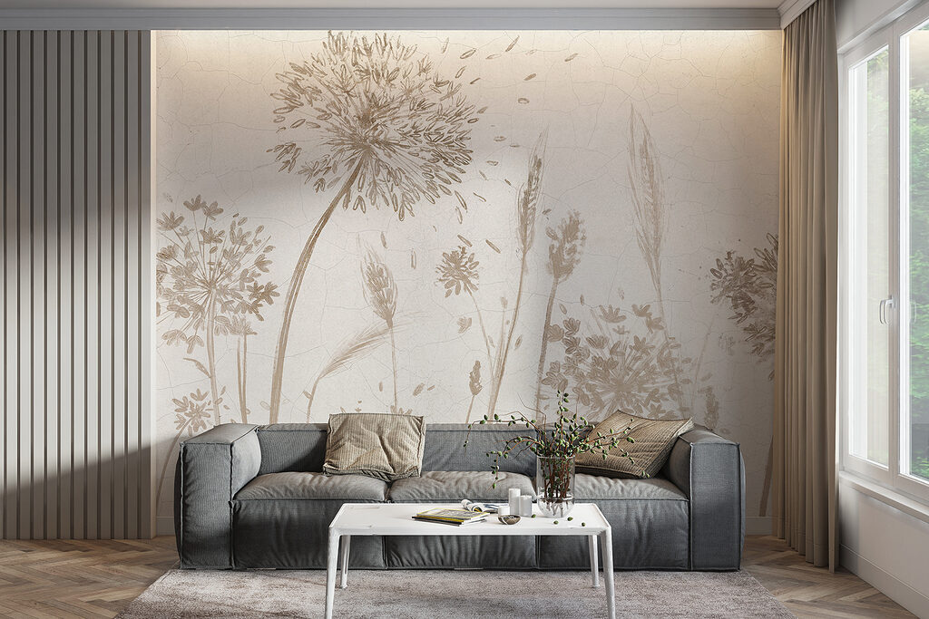 Fiori secchi in beige — ambiente 3