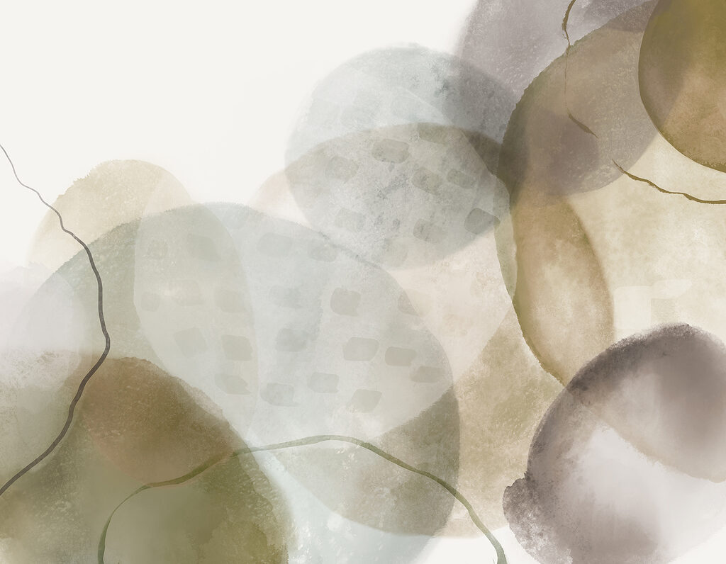 Cerchi d’inchiostro sovrapposti — design completo