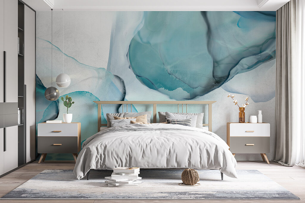 Inchiostro blu con venature — ambiente 4