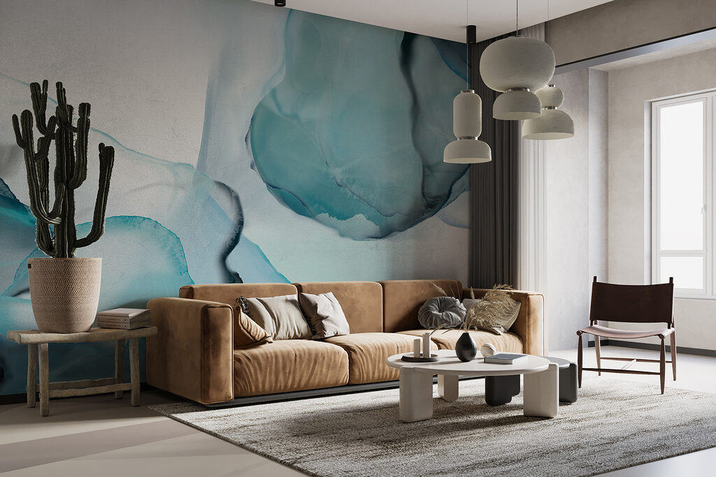 Inchiostro blu con venature — ambiente 5