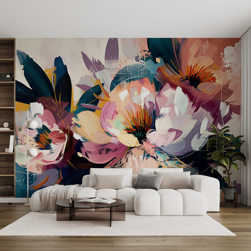 Fiori vivaci in pennellate — ambiente 2