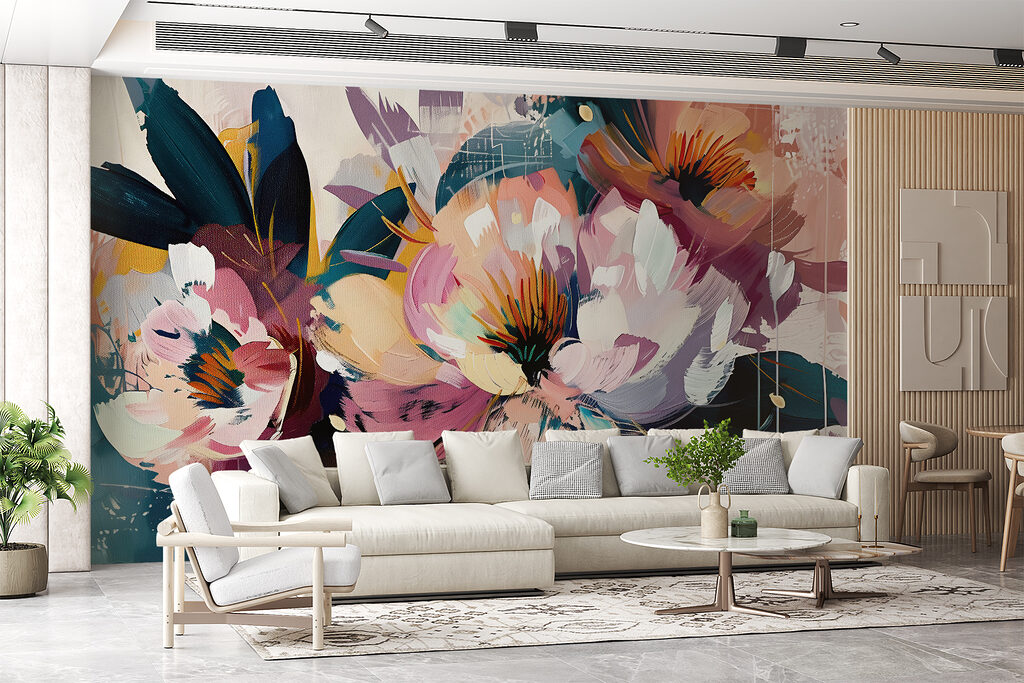 Fiori vivaci in pennellate — ambiente 3