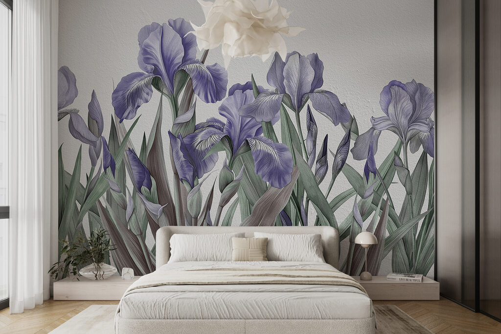 Iris su steli sottili — ambiente 1