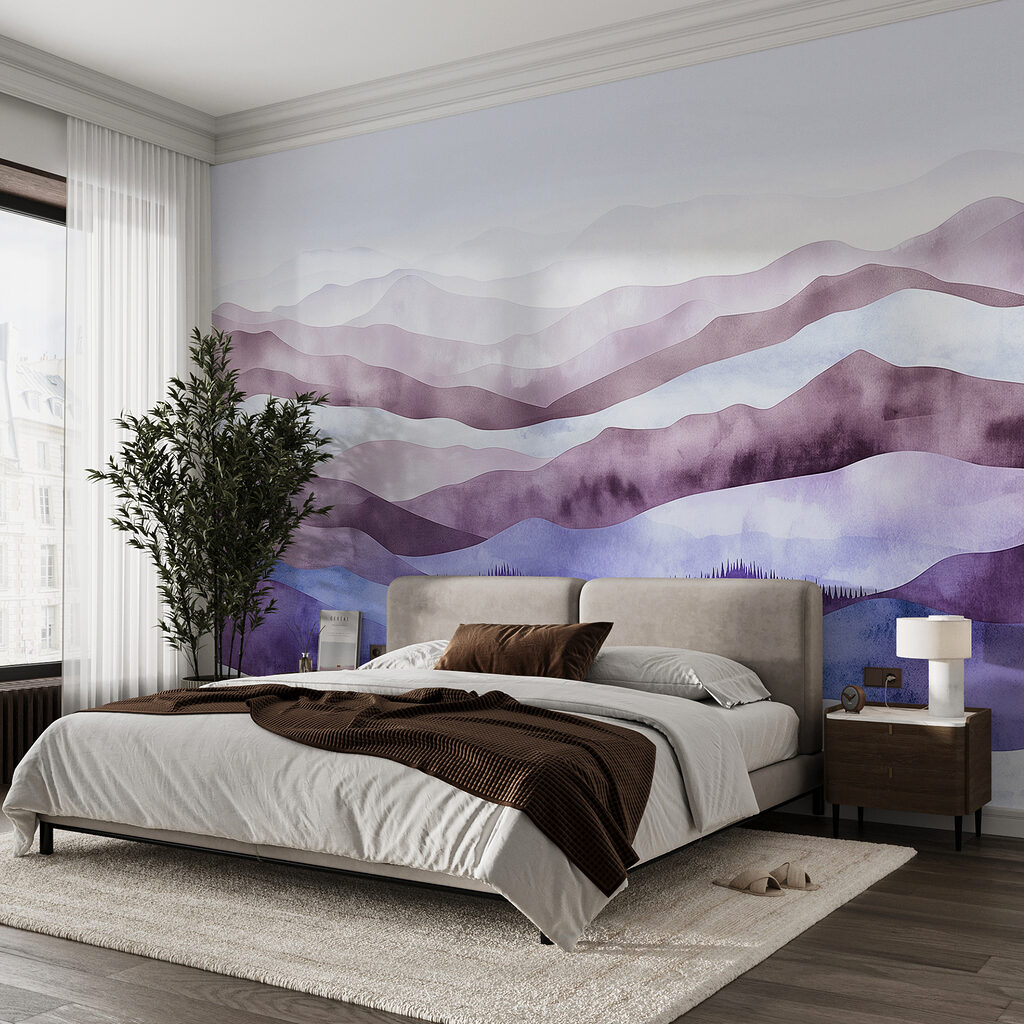 Colline ondulate ad acquerello — ambiente 2