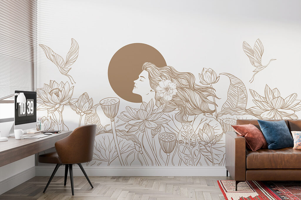 Linee nere e uccelli — ambiente 3