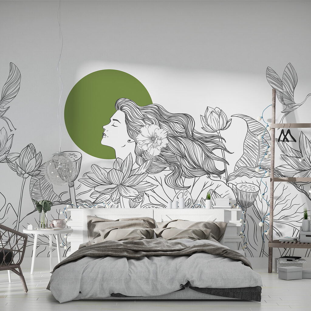 Linee nere e uccelli — ambiente 2