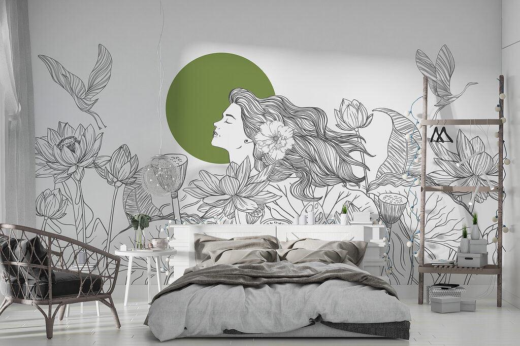 Linee nere e uccelli — ambiente 3