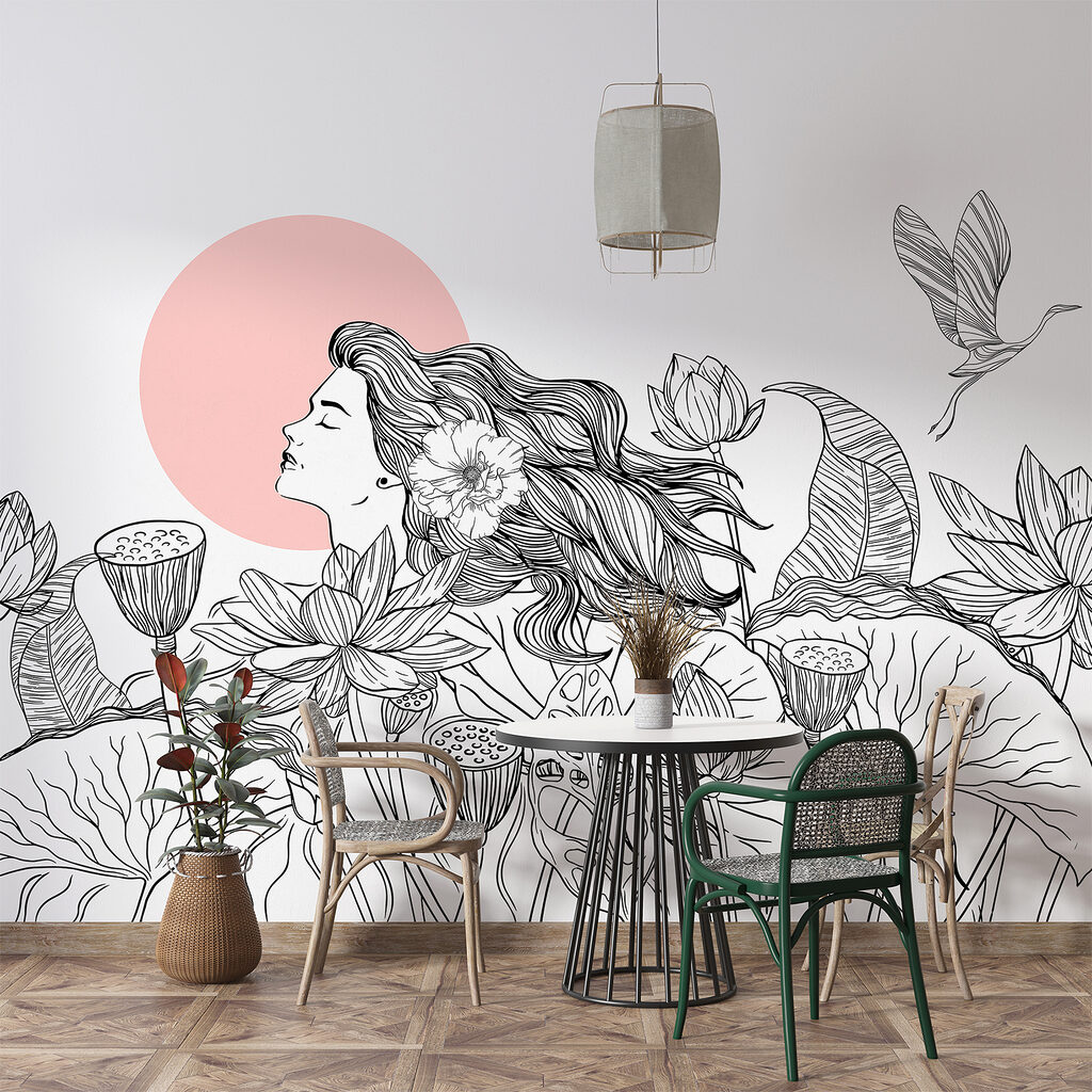 Linee nere e uccelli — ambiente 2