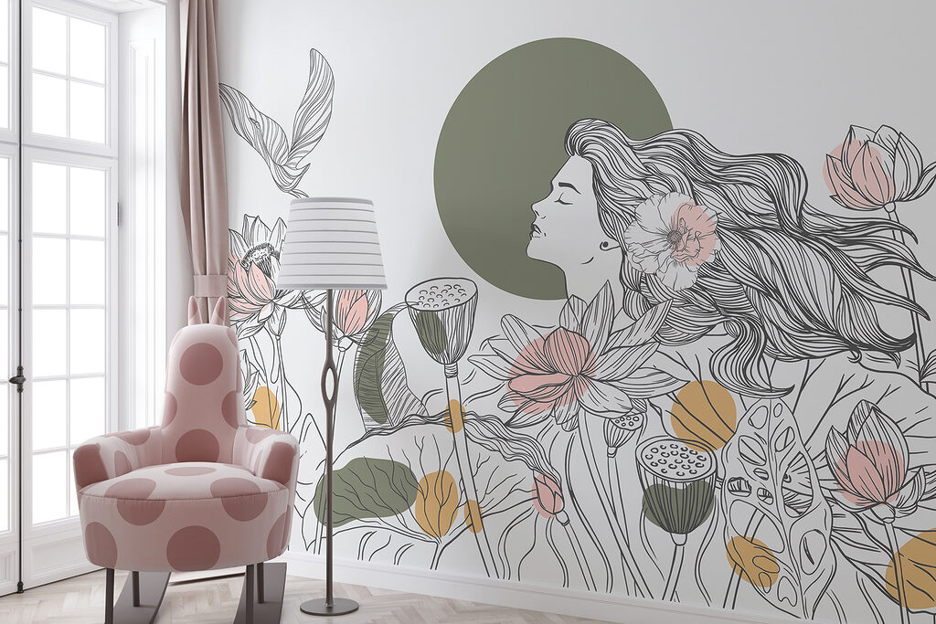 Linee nere e uccelli — ambiente 4