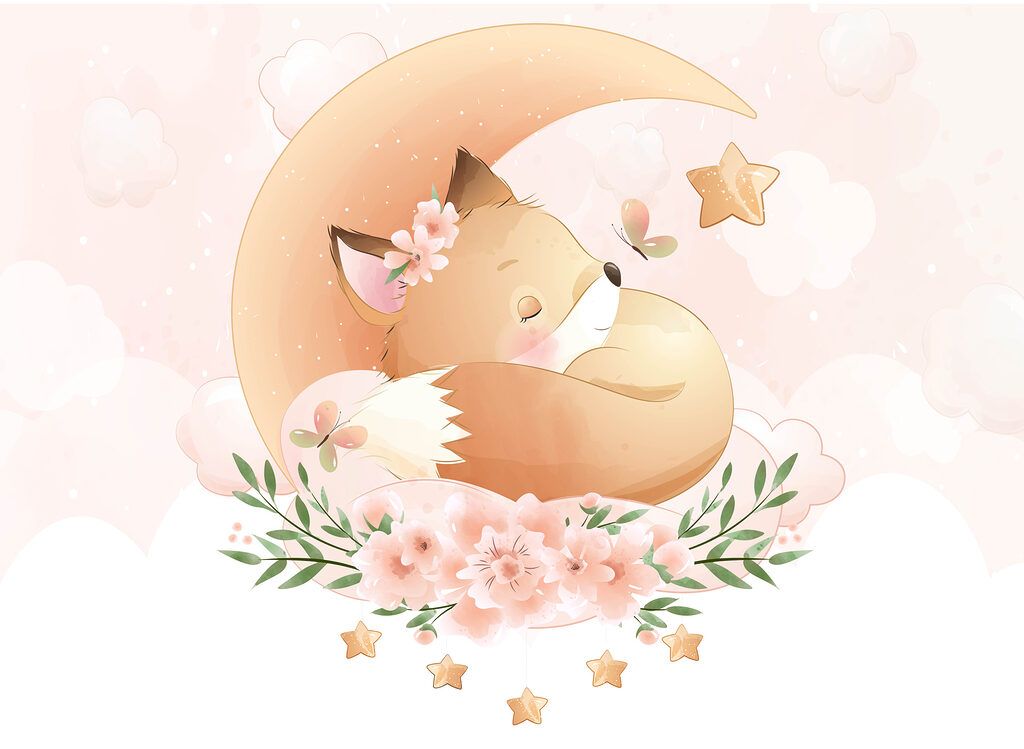 Volpe sulla luna — design completo