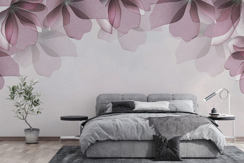 Foglie viola in alto — ambiente 1