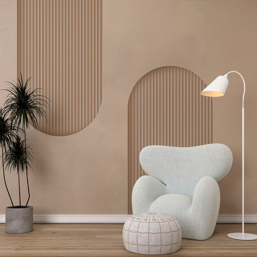 Due bande curve scanalate — ambiente 1