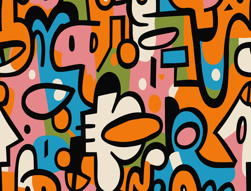 Faccine buffe a colori — design completo