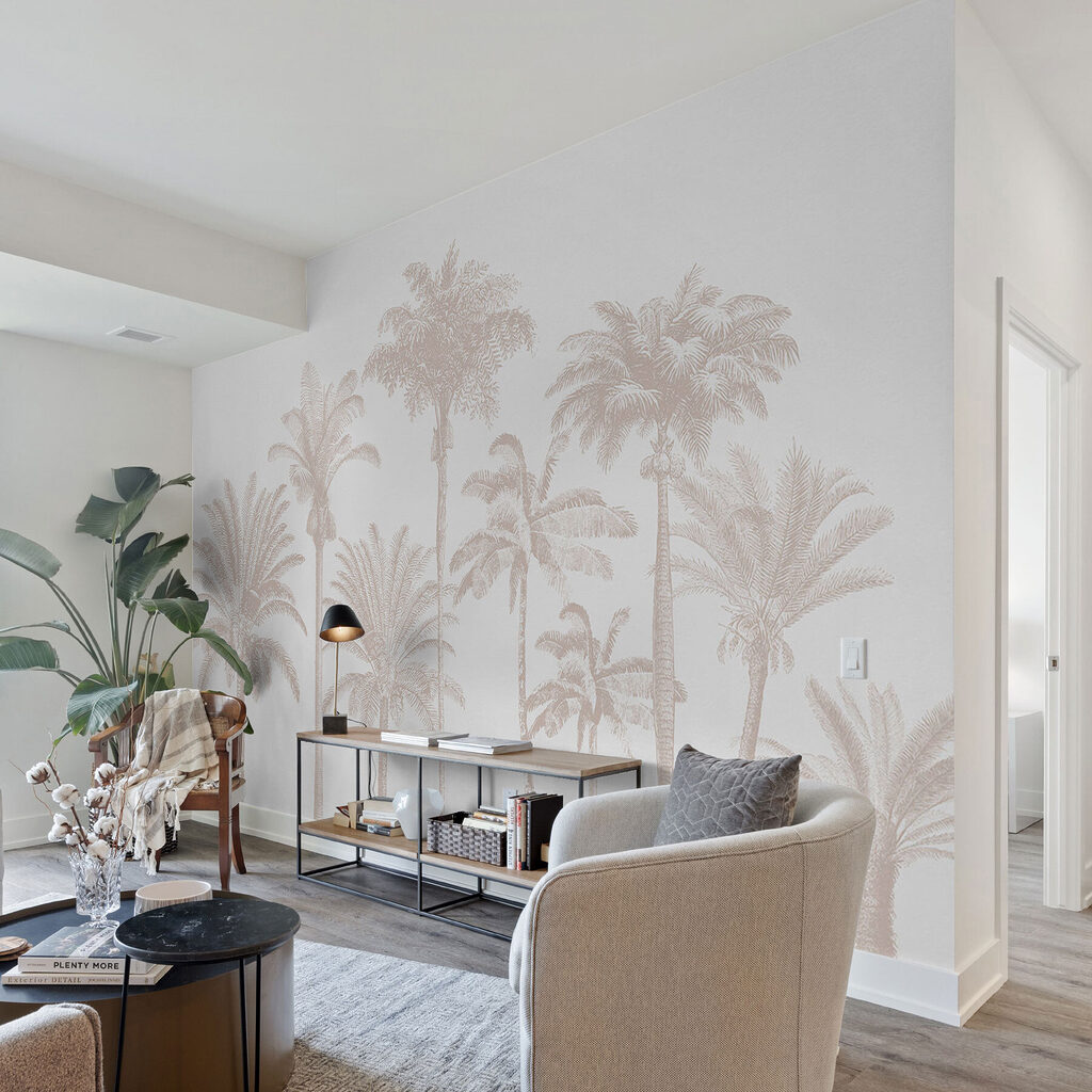 Palme in linee sottili — ambiente 2