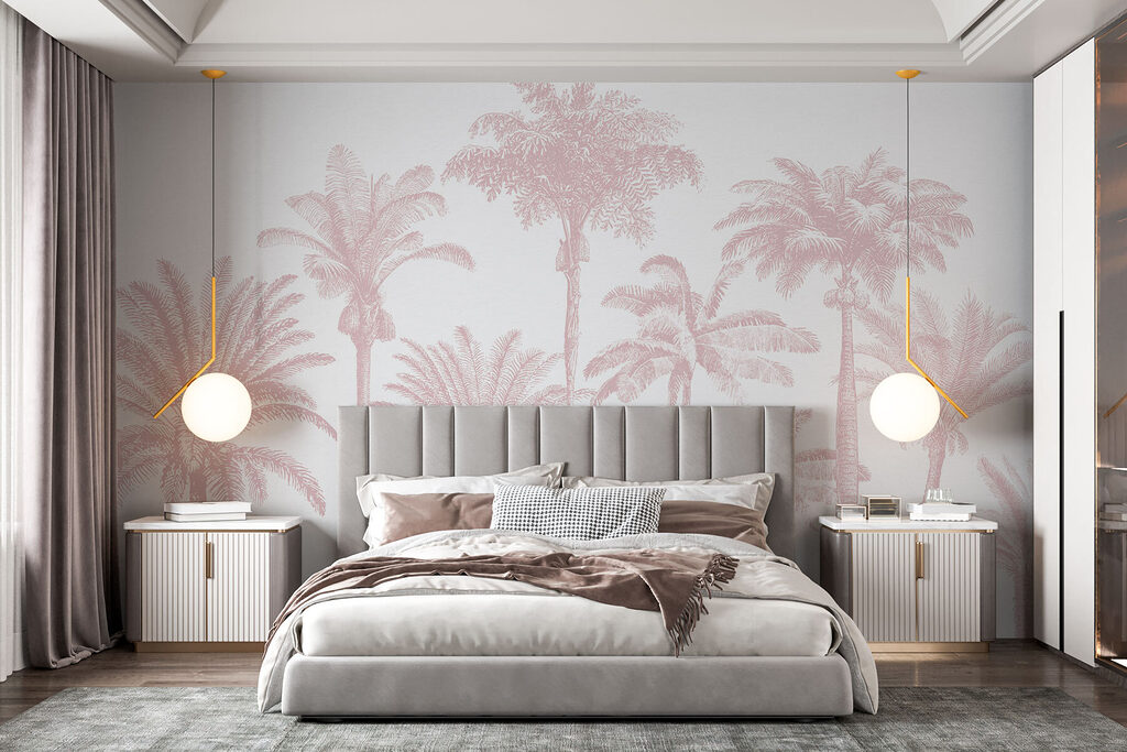Palme in linee sottili — ambiente 1