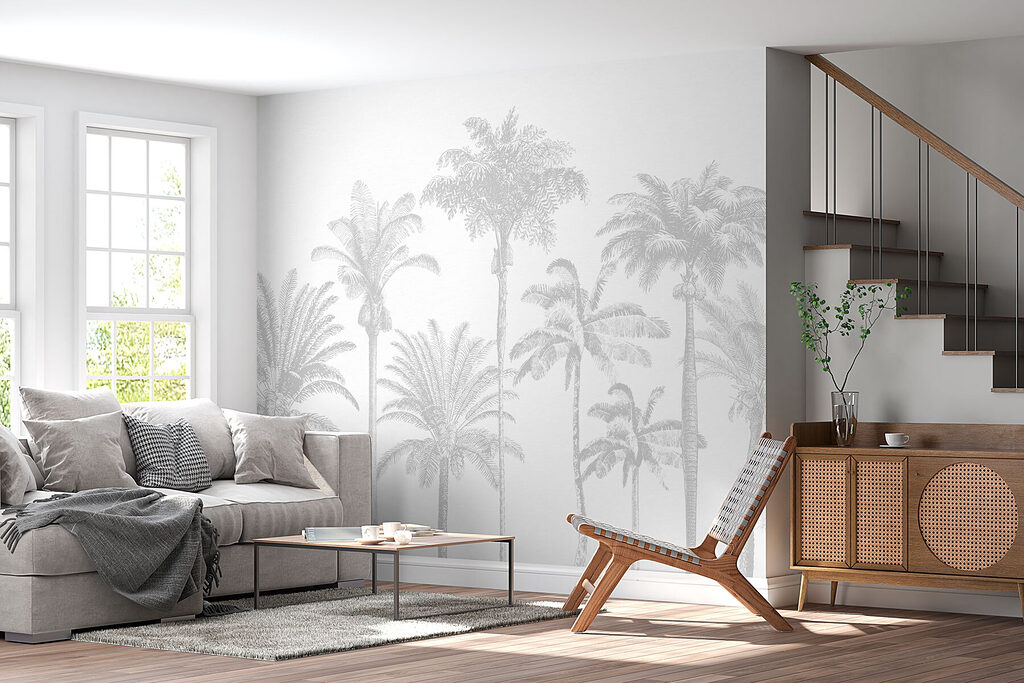 Palme in linee sottili — ambiente 1