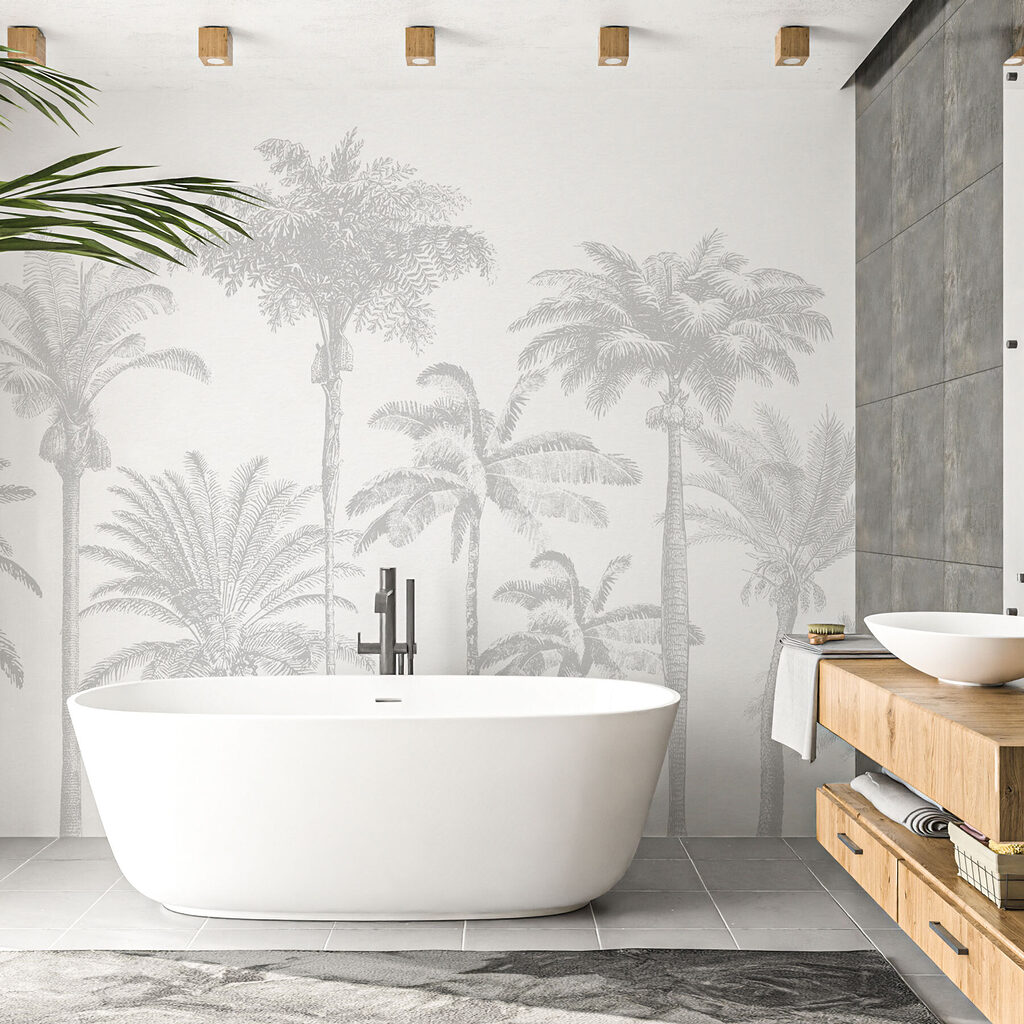 Palme in linee sottili — ambiente 2