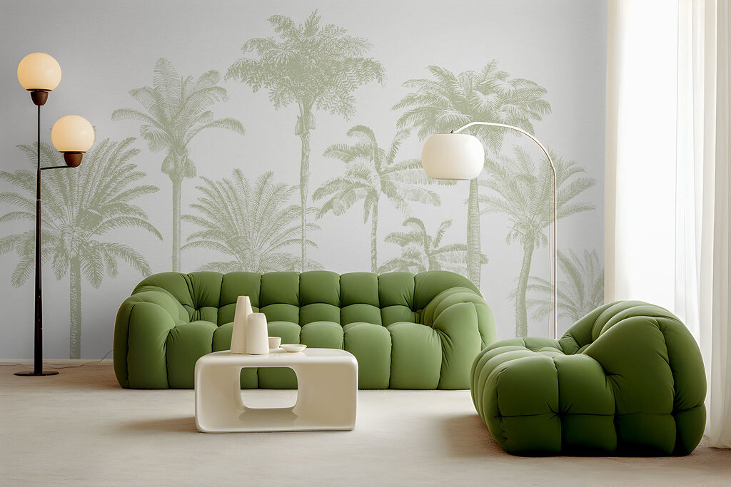 Palme in linee sottili — ambiente 1