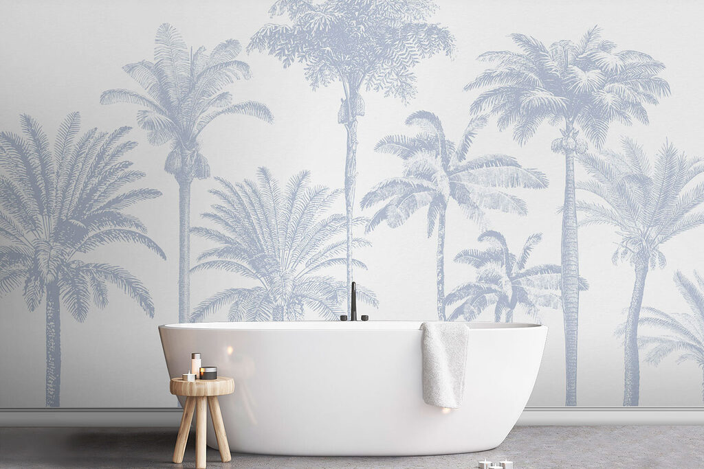 Palme in linee sottili — ambiente 1
